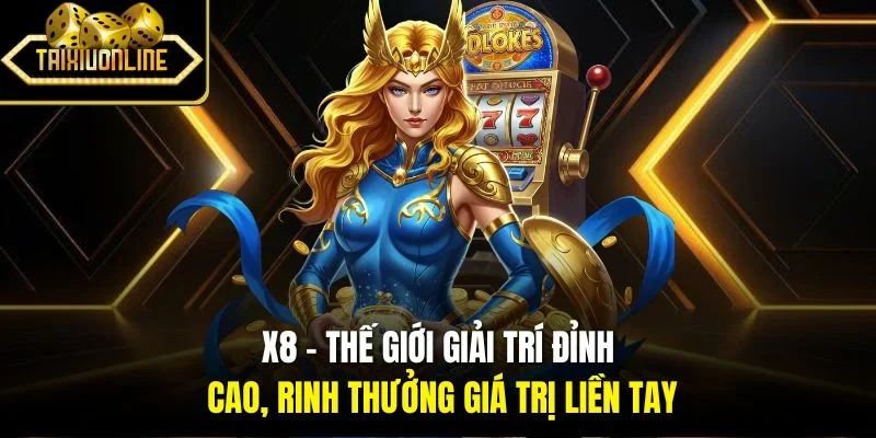 X8 - Thế giới giải trí đỉnh cao, rinh thưởng giá trị liền tay